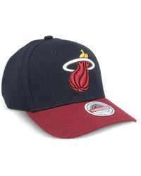 Mitchell & Ness - Miami Heat Two-Tone Stretch Snapback Cap - Lyst