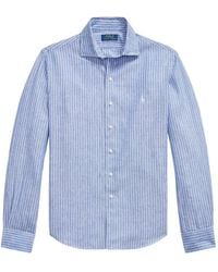 Polo Ralph Lauren - Striped Seersucker Shirt - Lyst