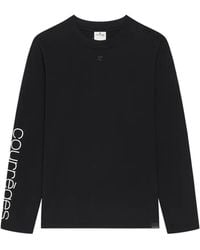 Courreges - T-Shirt À Logo Imprimé - Lyst
