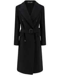 Tagliatore - Jole Double-Breasted Belted Coat - Lyst