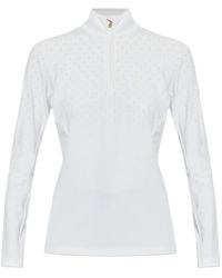 Bogner - Davina Star-Print Half-Zip Long-Sleeve Top - Lyst