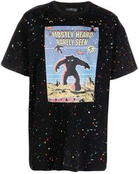Mostly Heard Rarely Seen - Graphic-print Paint T-shirt - Lyst