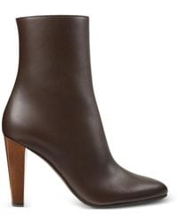 Ralph Lauren - Bernice 95 Mm Calfskin Bootie - Lyst