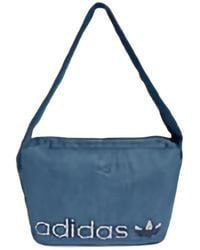 adidas - Shopper Washed-Effect Bag - Lyst