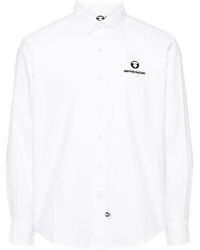 Aape By A Bathing Ape - Logo-Patch Long-Sleeved Shirt - Lyst