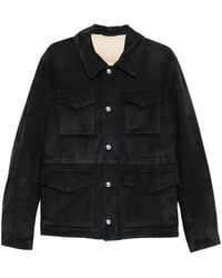 Eleventy - Flap-Pockets Suede Jacket - Lyst