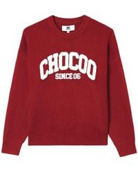 Chocoolate - Logo-Patch Crew-Neck Sweater - Lyst