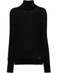 Kiton - Pull Nervuré À Col Roulé - Lyst
