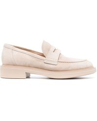 Gianvito Rossi - Harris Suede Loafers - Lyst