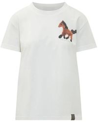 Stella McCartney - Horse-Print T-Shirt - Lyst