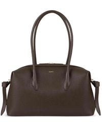 Yuzefi - Brioche Grained Leather Shoulder Bag - Lyst