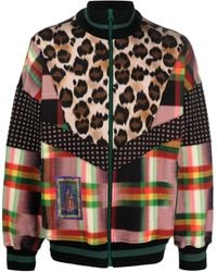 Pierre Louis Mascia - Panelled-Print-Design Jacket - Lyst