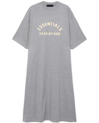 Fear Of God - Logo-print T-shirt Dress - Lyst