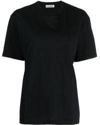 Jil Sander - T-Shirt mit rundem Ausschnitt - Lyst