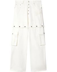 Off-White c/o Virgil Abloh - 90Slogo Butt Super Baggy Jean - Lyst