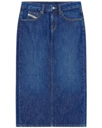DIESEL - De-Skye-D Five-Pocket Skirt - Lyst