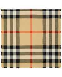 Burberry - House Check Cashmere-blend Scarf - Lyst