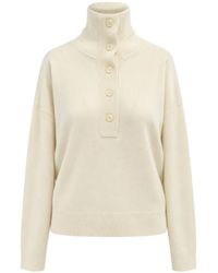 Seventy - Button-Up High-Neck Polo Shirt - Lyst