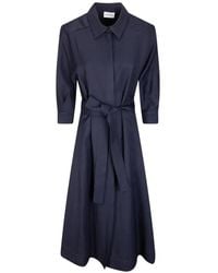 P.A.R.O.S.H. - Collared Belted Dress - Lyst