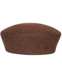 Ruslan Baginskiy - Logo-Embroidered Wool Beret - Lyst