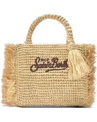 MC2 Saint Barth - Vanity Mini Fringe-Trim Tote Bag - Lyst