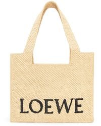 Loewe - Medium Font Tote - Lyst