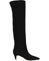 Gianvito Rossi - Stivali Al Ginocchio A Punta - Lyst