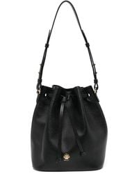 Bally - Leather Drawstring Bucket Bag - Lyst