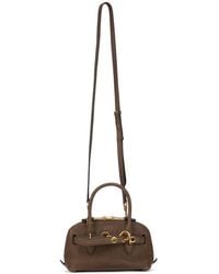 Miu Miu - Mini Aventure Leather Tote Bag - Lyst