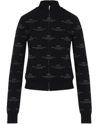 Balenciaga - Cardigan With Logo - Lyst