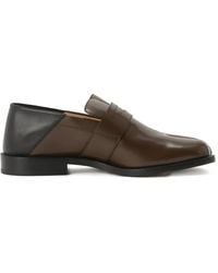 Maison Margiela - Tabi Leather Loafers - Lyst