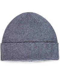 D4.0 - Ribbed-Knit Beanie Hat - Lyst