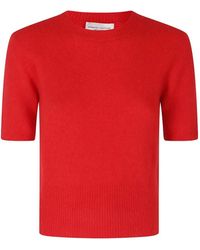 Roberto Collina - Short-Sleeve Crew-Neck Top - Lyst