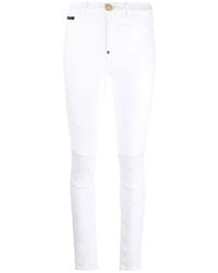 Philipp Plein - Biker High-Waisted Skinny Jeans - Lyst
