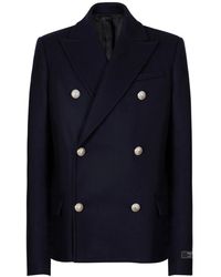 Balmain - Jas Met Dubbele Rij Knopen - Lyst
