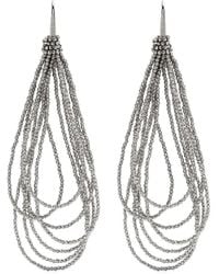 Brunello Cucinelli - Monili-Chain Drop Earrings - Lyst