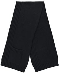 Moorer - Pocket Ribbed Scarf - Lyst