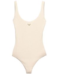 Prada - Bañador Con Strass - Lyst
