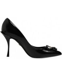 Dolce & Gabbana - Sicily Bag-Embellished Pointed-Toe Pumps - Lyst