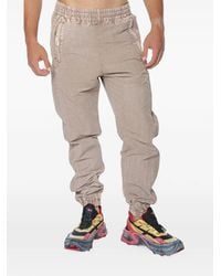 DIESEL - Washed Nylon Pants With Side Bands - Lyst