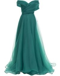 Ana Radu - Off-Shoulder Draped Gown - Lyst