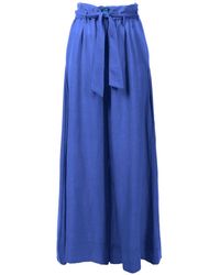 Amir Slama - Paperbag-Waist Palazzo Trousers - Lyst