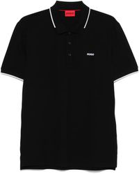 HUGO - Poloshirt Met Logo-Reliëf - Lyst