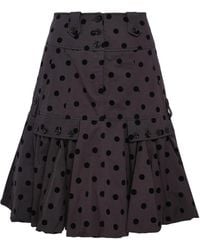 ROKH - Falda Midi Con Dobladillo Abombado - Lyst