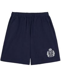 Sporty & Rich - Ny Crest Gym Shorts - Lyst