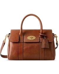 Mulberry - Bayswater Leather Satchel - Lyst