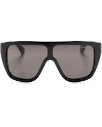 McQueen - Floating Skull Mask Square-Frame Sunglasses - Lyst