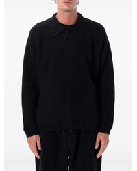 Universal Works - Pull Côtelé En Laine À Fermeture Zippée - Lyst