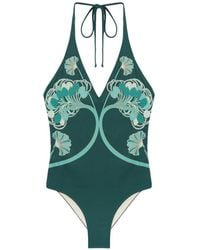 La DoubleJ - Blooming Tulip Placée Lycra Badpak - Lyst