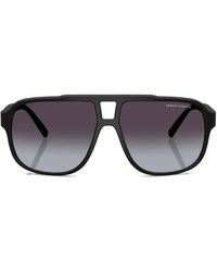 ARMANI EXCHANGE - Pilot-Frame Sunglasses - Lyst